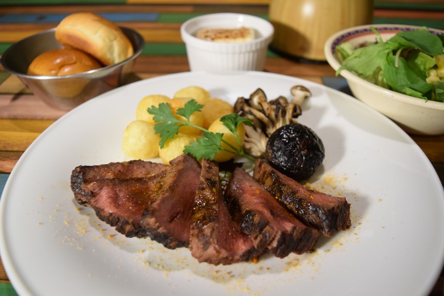 Beef Steak with LOGOS BBQ Sauce