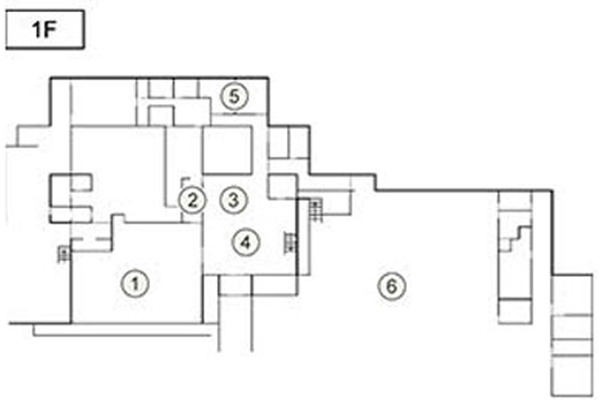 １階の見取り図
