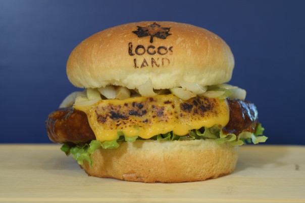 ビッグバイトバーガーセット　ポテト付き