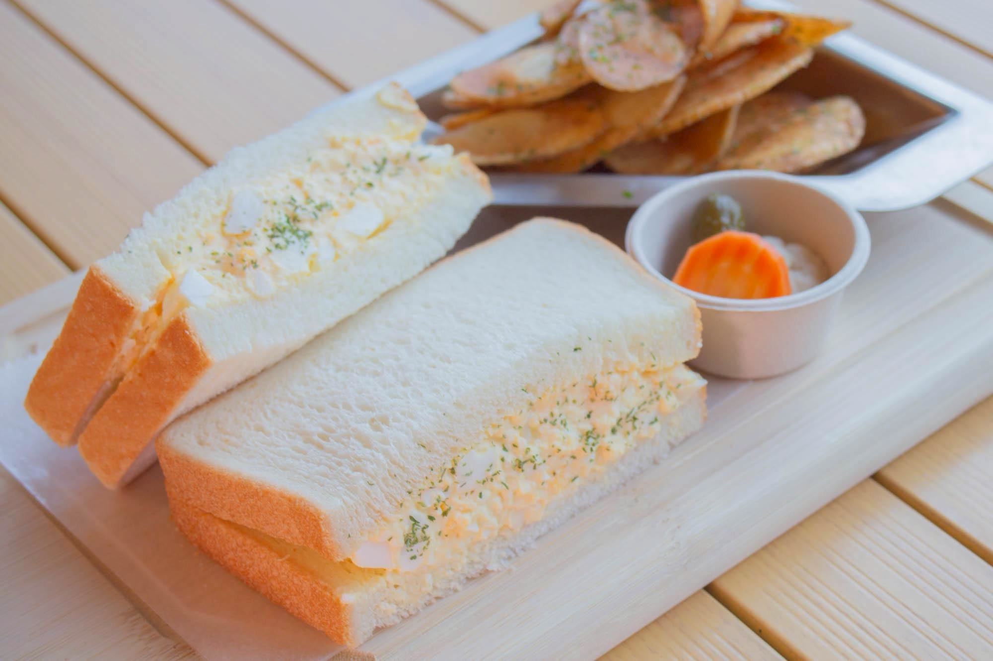 青空たまごサンド【ポテト付】
